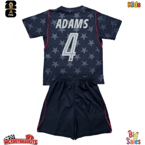 United States Tyler Adams #4 Replica Away Stadium Kit for Kids World Cup 2026 Short Sleeve (+ pants)